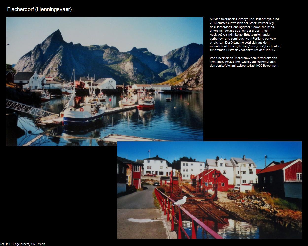 Fischerdorf (Henningsvaer) in Kulturatlas-NORWEGEN