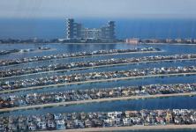 Palm Jumeirah (Dubai-Stadt in Arab.Emirate)