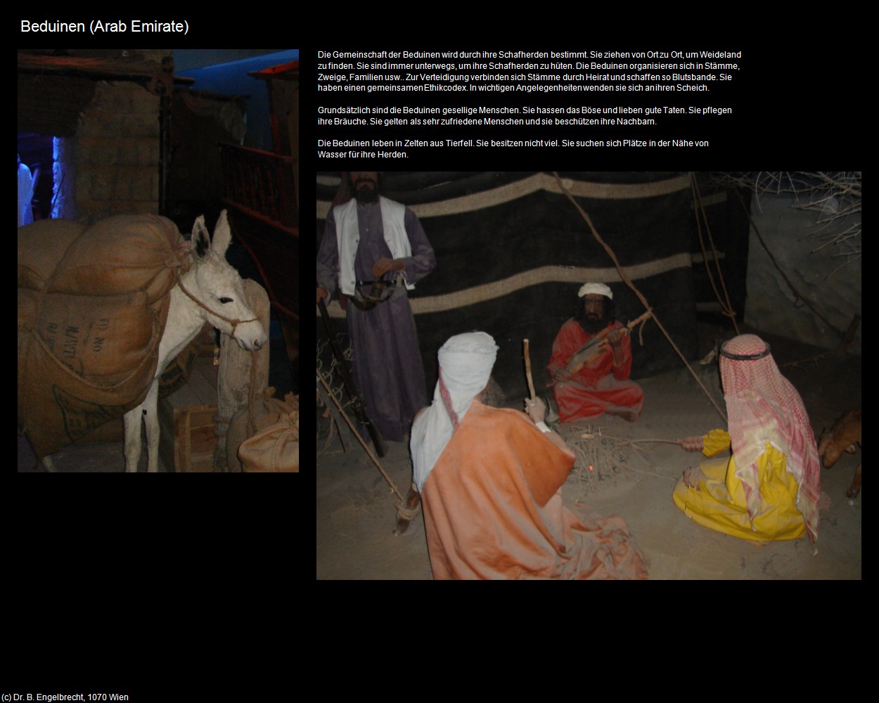 Beduinen (Dubai-Stadt in Arab.Emirate) in Kulturatlas-Arab.Emirate+Oman