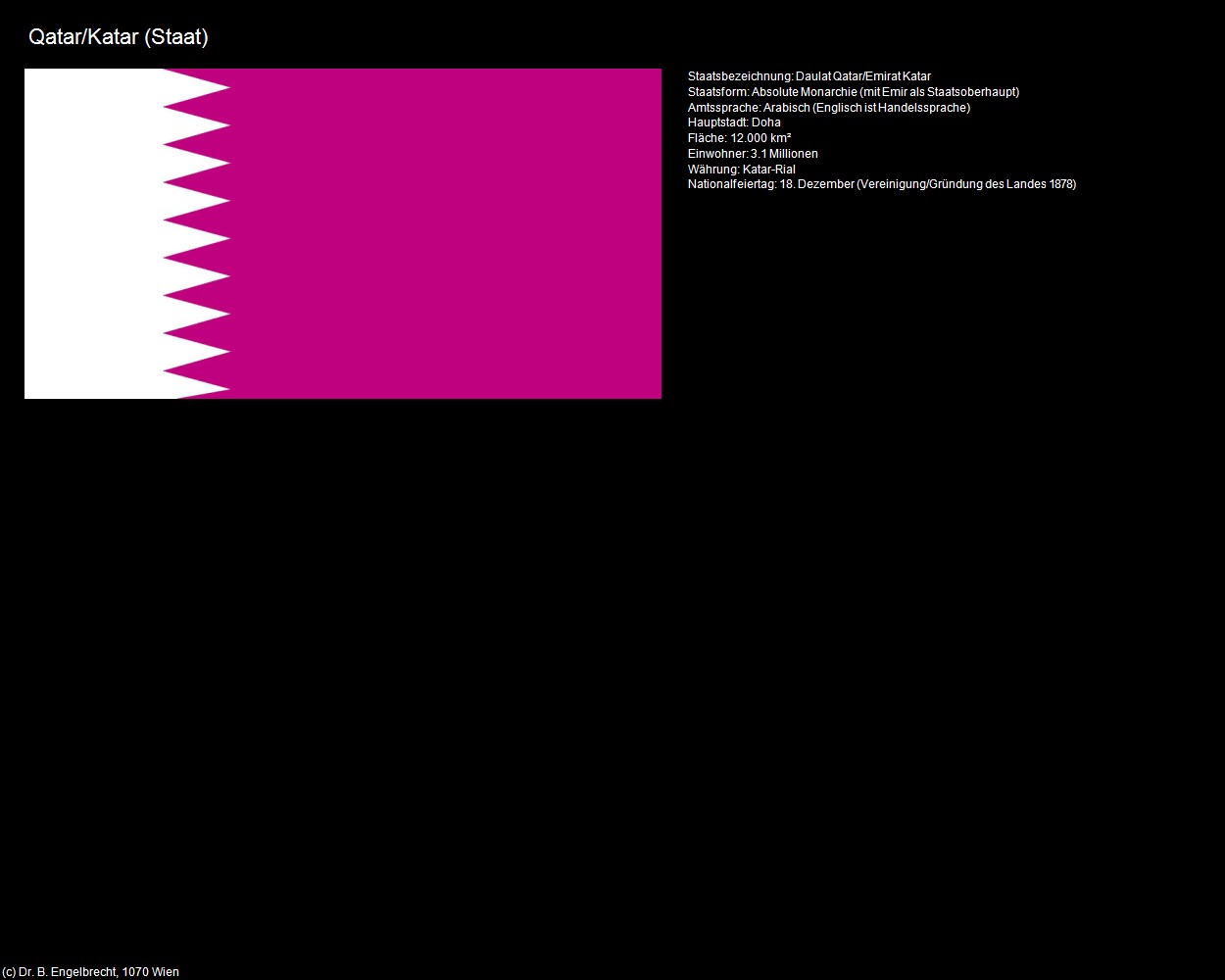 Qatar/Katar (Staat) (+Allgemeines) in Kulturatlas-Arab.Emirate+Oman