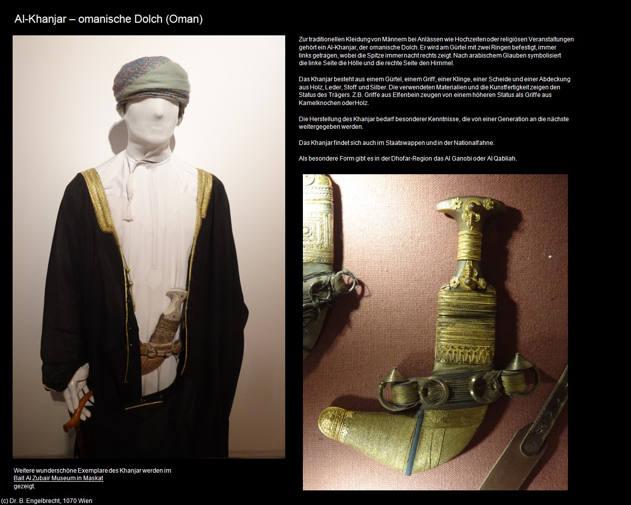 Al-Khanjar - omanische Dolch (+Oman) in Kulturatlas-Arab.Emirate+Oman(c)B.Engelbrecht