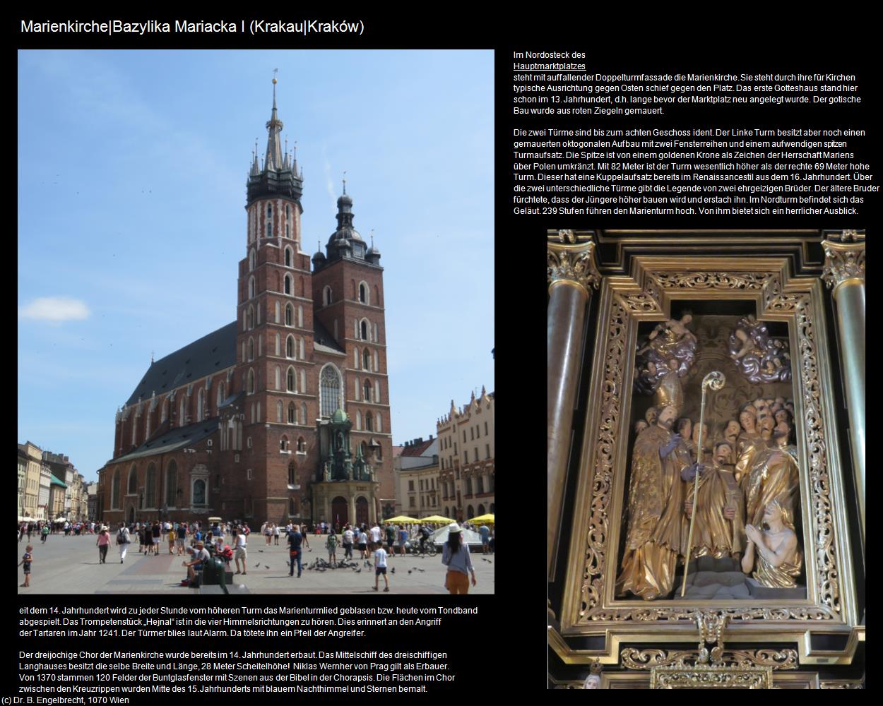 Marienkirche|Bazylika Mariacka I  (Krakau|Krakow) in POLEN-Galizien(c)B.Engelbrecht