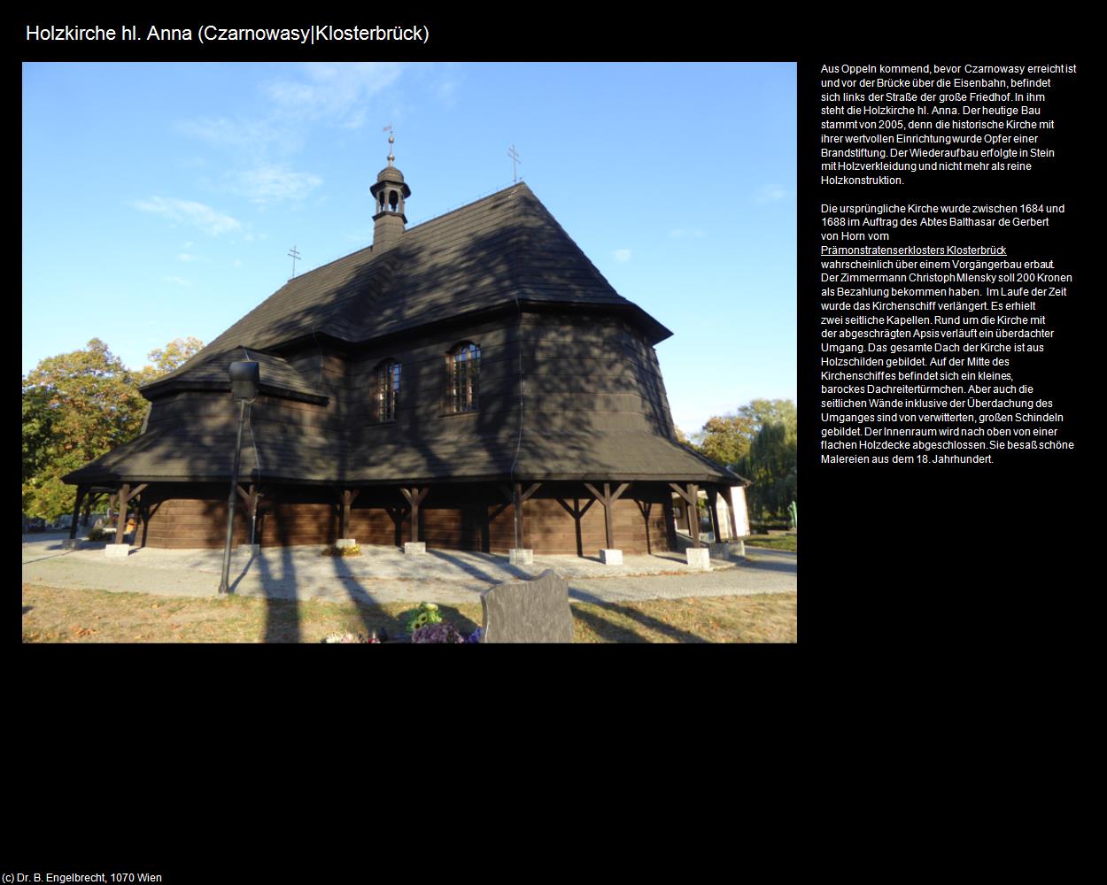 Holzkirche hl. Anna (Czarnowasy|Klosterbrück) in POLEN-Schlesien(c)B.Engelbrecht