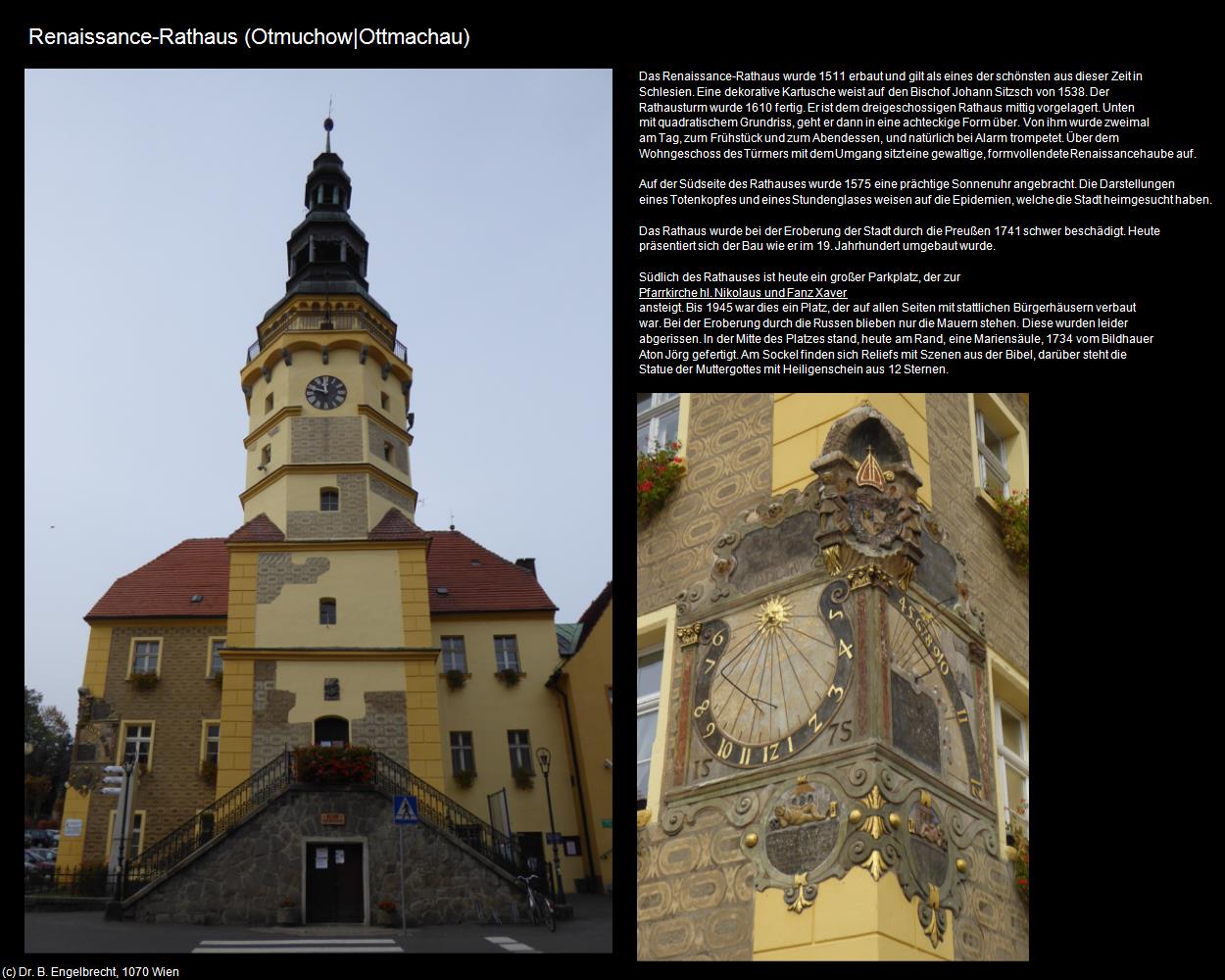 Renaissance-Rathaus (Otmuchow|Ottmachau ) in POLEN-Schlesien(c)B.Engelbrecht