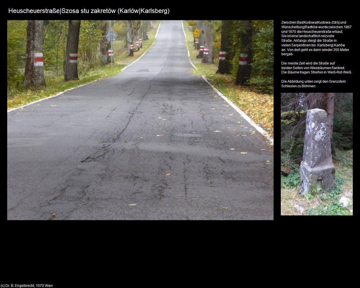 Heuscheuerstraße|Szosa stu zakretów (Karlow|Karlsberg ) in POLEN-Schlesien