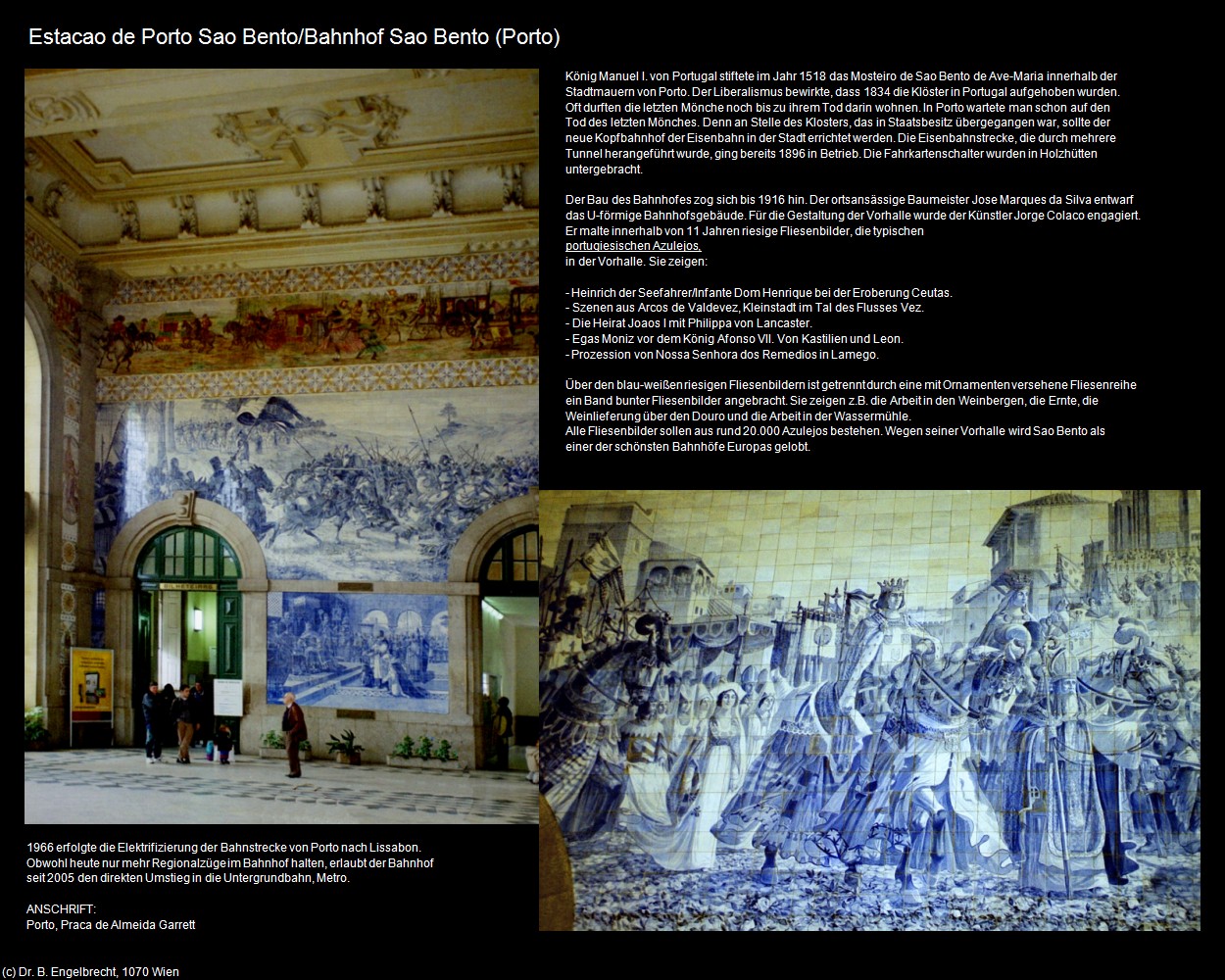 Bahnhof Sao Bento (Porto) in Kulturatlas-PORTUGAL(c)B.Engelbrecht