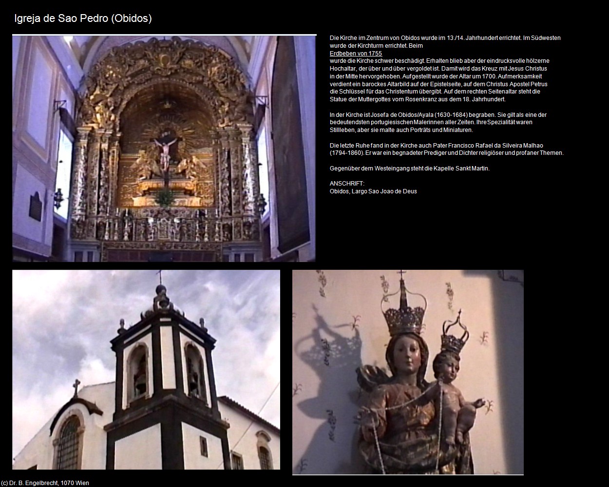 Igreja de Sao Pedro (Obidos) in Kulturatlas-PORTUGAL(c)B.Engelbrecht
