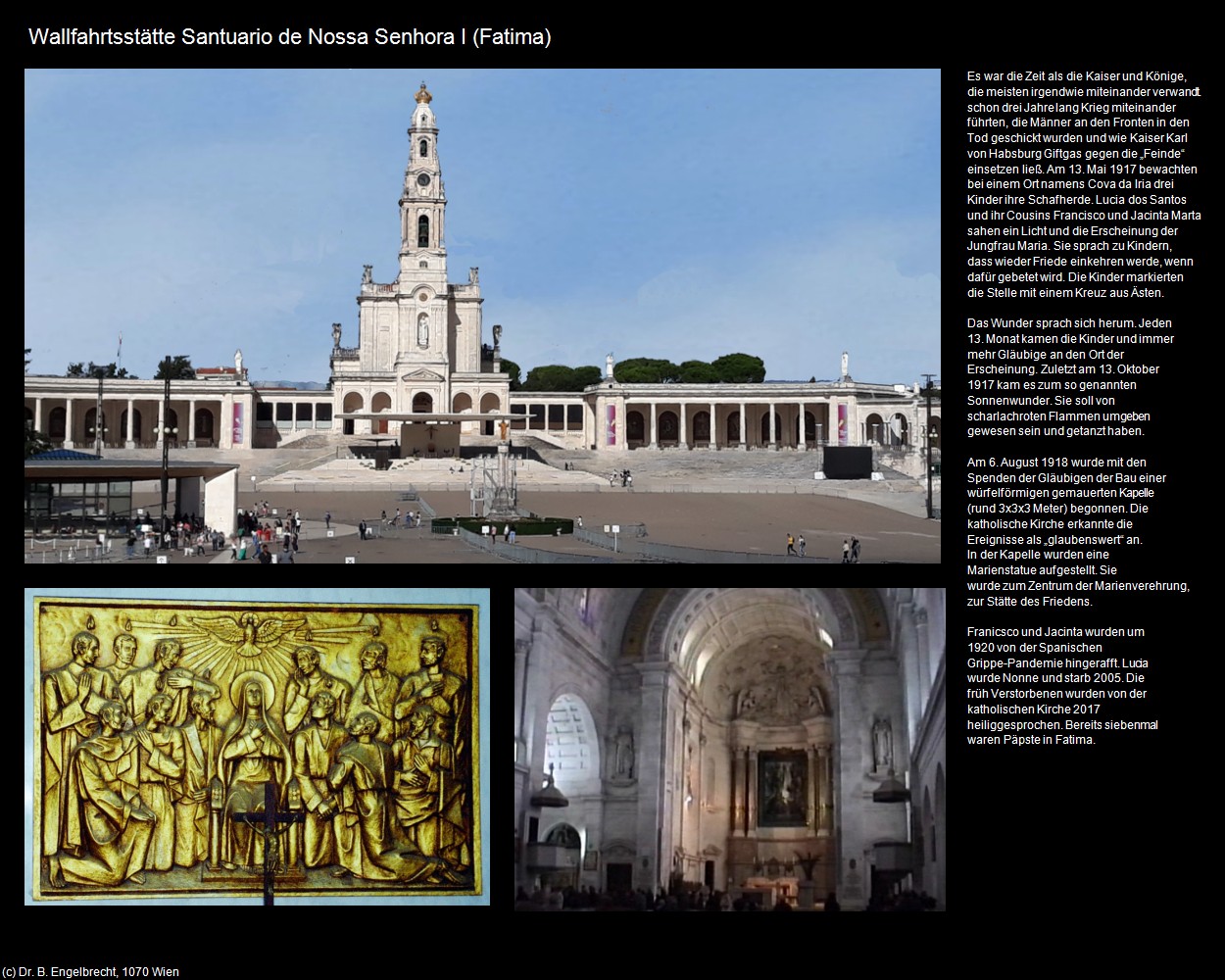 Wallfahrtsst&auml;tte Santuario de Nossa Senhora I (Fatima) in Kulturatlas-PORTUGAL