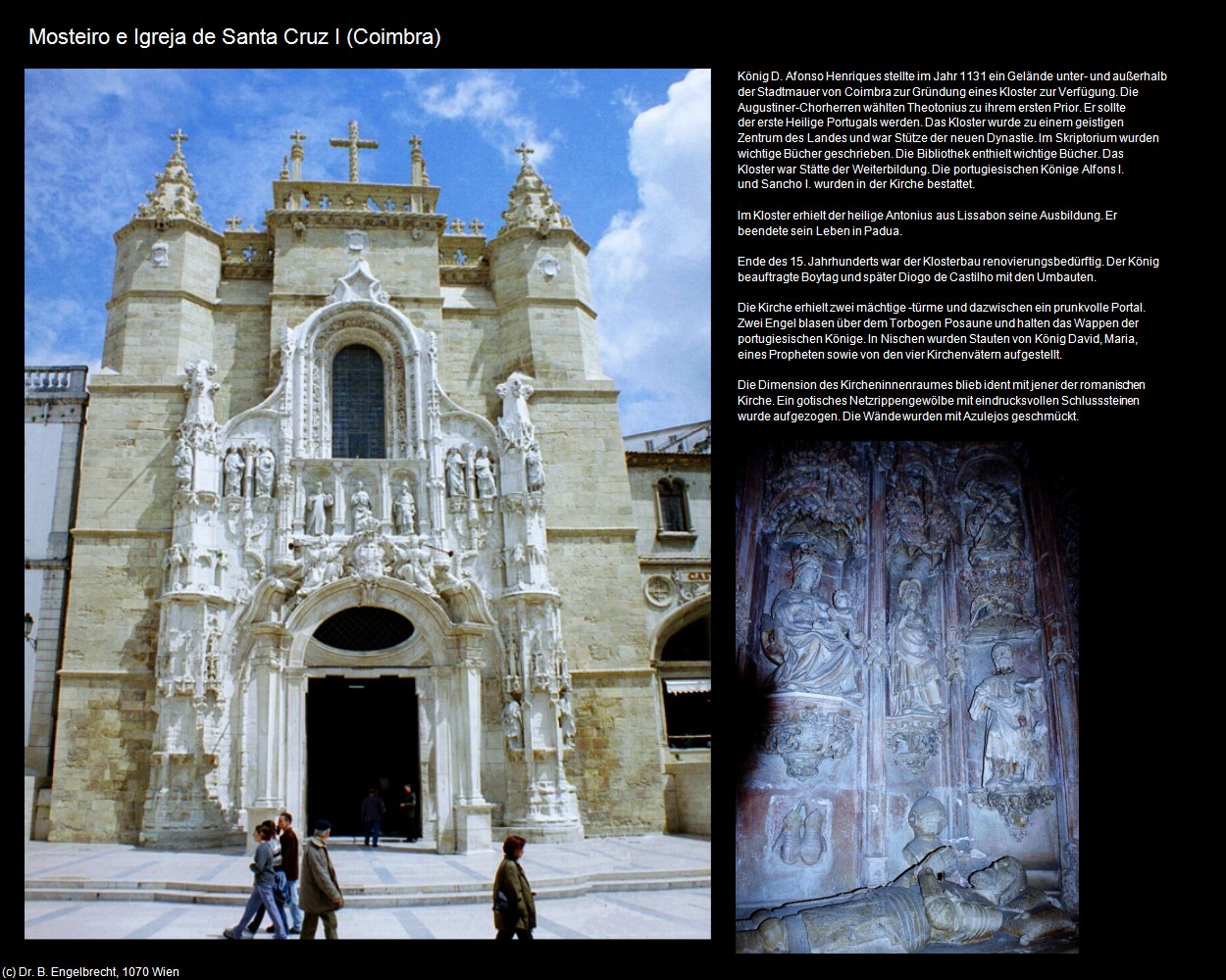 Mosteiro e Igreja de Santa Cruz I (Coimbra) in Kulturatlas-PORTUGAL