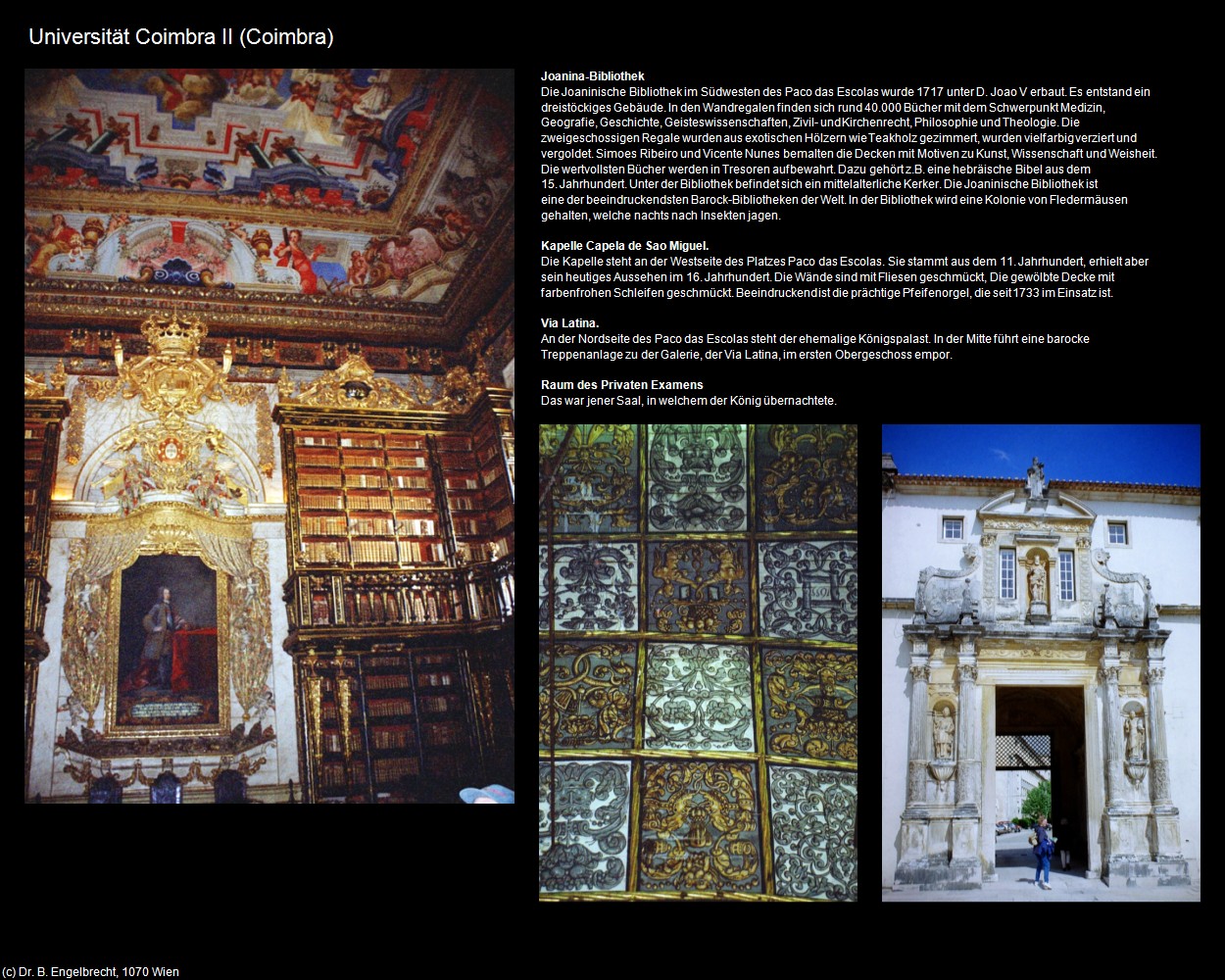 Universit&auml;t Coimbra II (Coimbra) in Kulturatlas-PORTUGAL