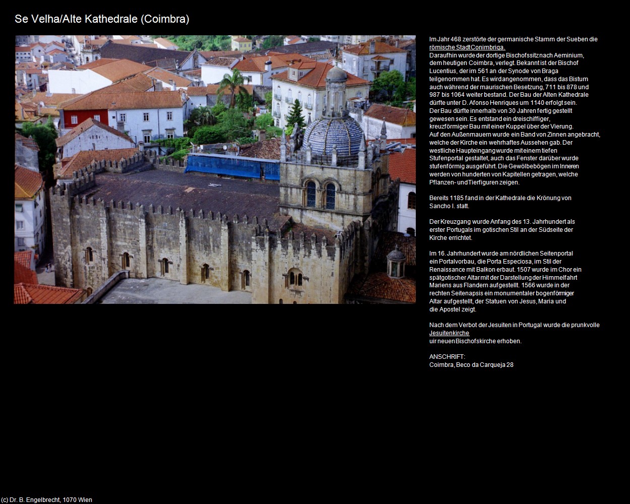 Se Velha (Coimbra) in Kulturatlas-PORTUGAL(c)B.Engelbrecht