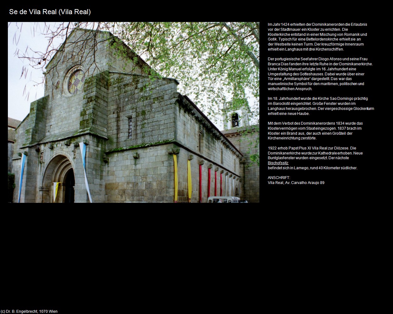 Se de Vila Real (Vila Real) in Kulturatlas-PORTUGAL(c)B.Engelbrecht