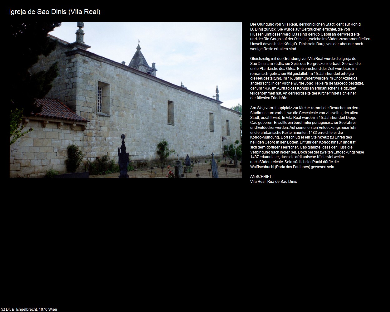 Igreja de Sao Dinis (Vila Real) in Kulturatlas-PORTUGAL