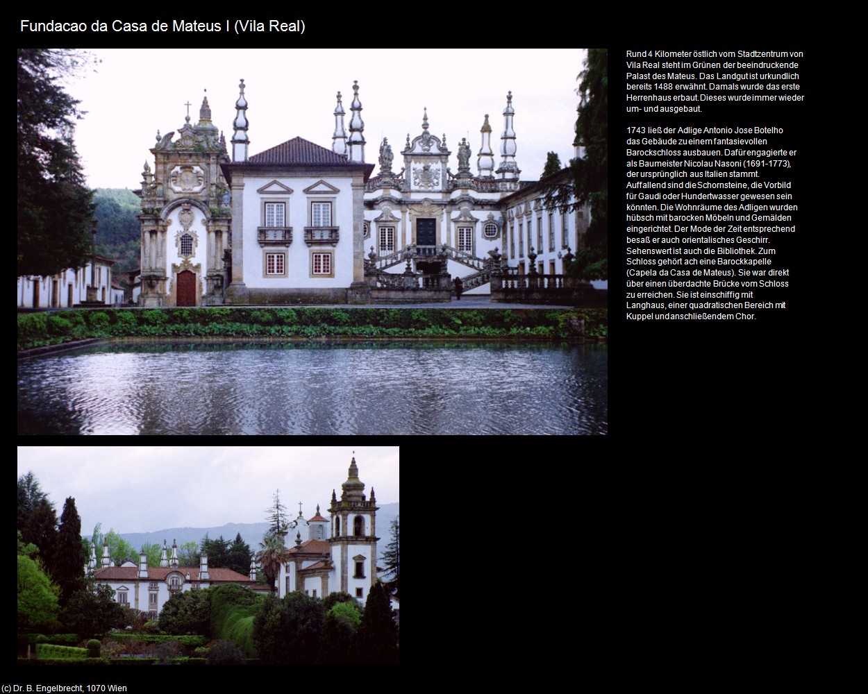 Fundacao da Casa de Mateus I (Vila Real) in Kulturatlas-PORTUGAL
