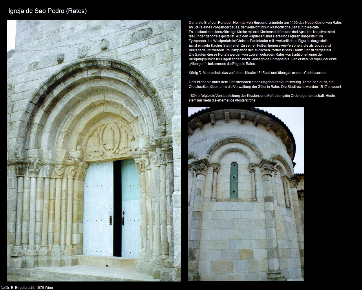 Igreja de Sao Pedro (Rates) in Kulturatlas-PORTUGAL