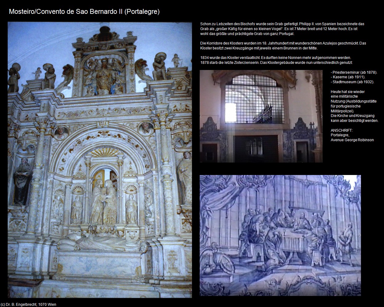 Mosteiro/Convento de Sao Bernardo II (Portalegre) in Kulturatlas-PORTUGAL