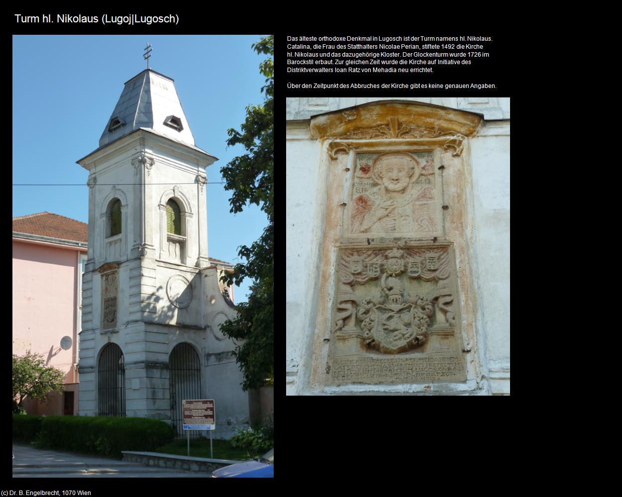 Turm hl. Nikolaus  (Lugoj|Lugosch) in RUMÄNIEN