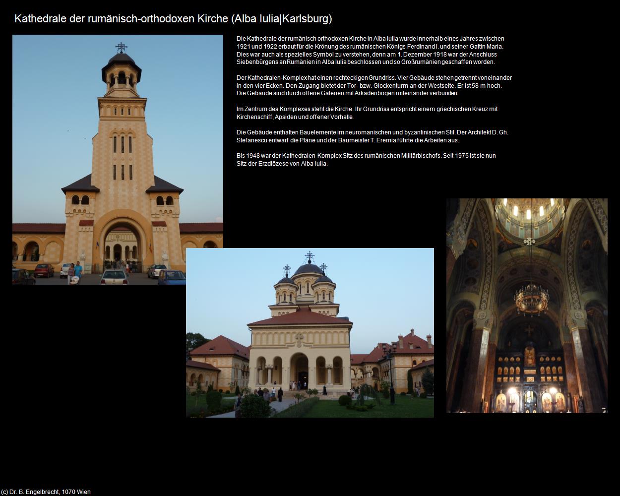 Kathedrale der rumänisch-orthodoxen Kirche   (Alba Iulia|Karlsburg) in RUMÄNIEN
