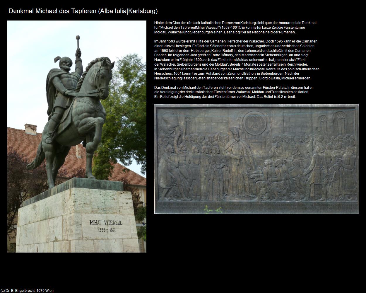 Denkmal Michael des Tapferen  (Alba Iulia|Karlsburg) in RUMÄNIEN