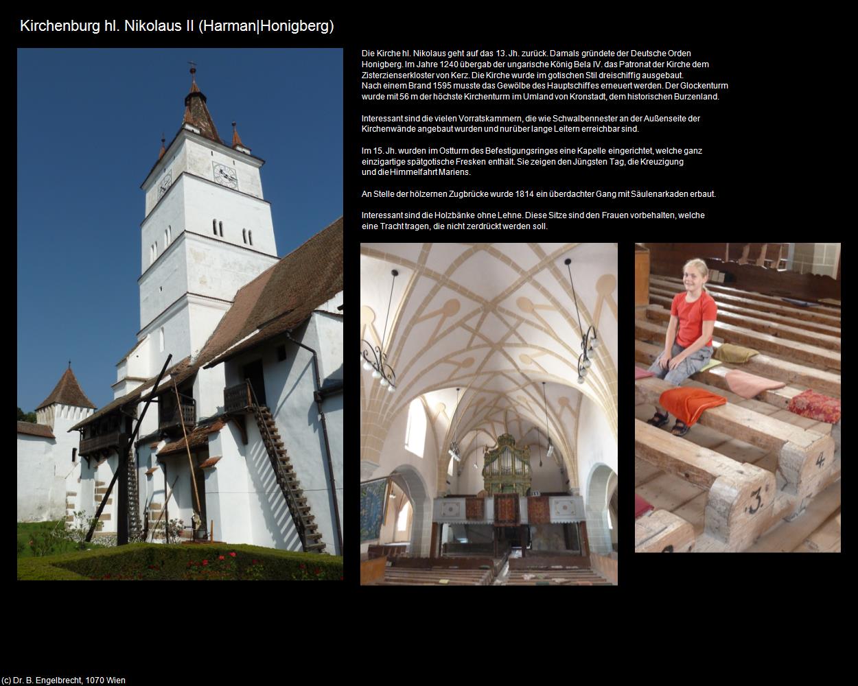 Kirchenburg hl. Nikolaus II (Harman|Honigberg) in RUMÄNIEN
