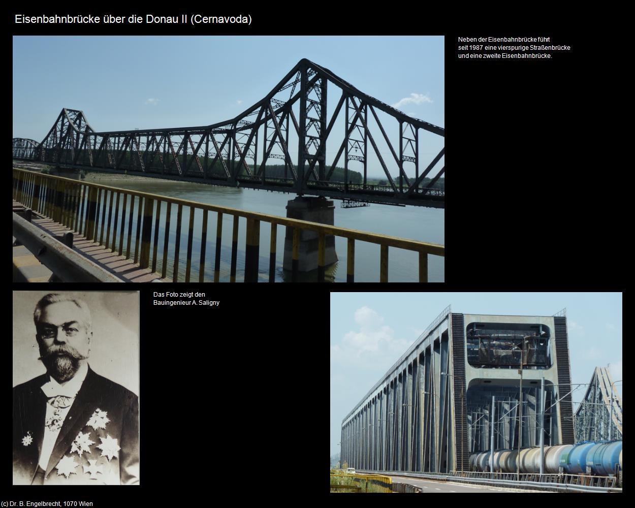 Eisenbahnbrücke über die Donau II (Cernavoda) in RUMÄNIEN