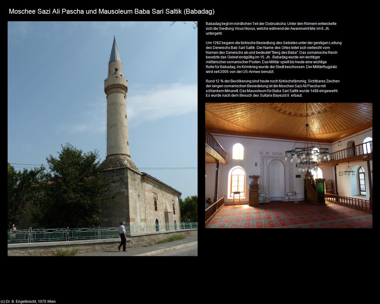 Moschee und Mausoleum (Babadag) in RUMÄNIEN