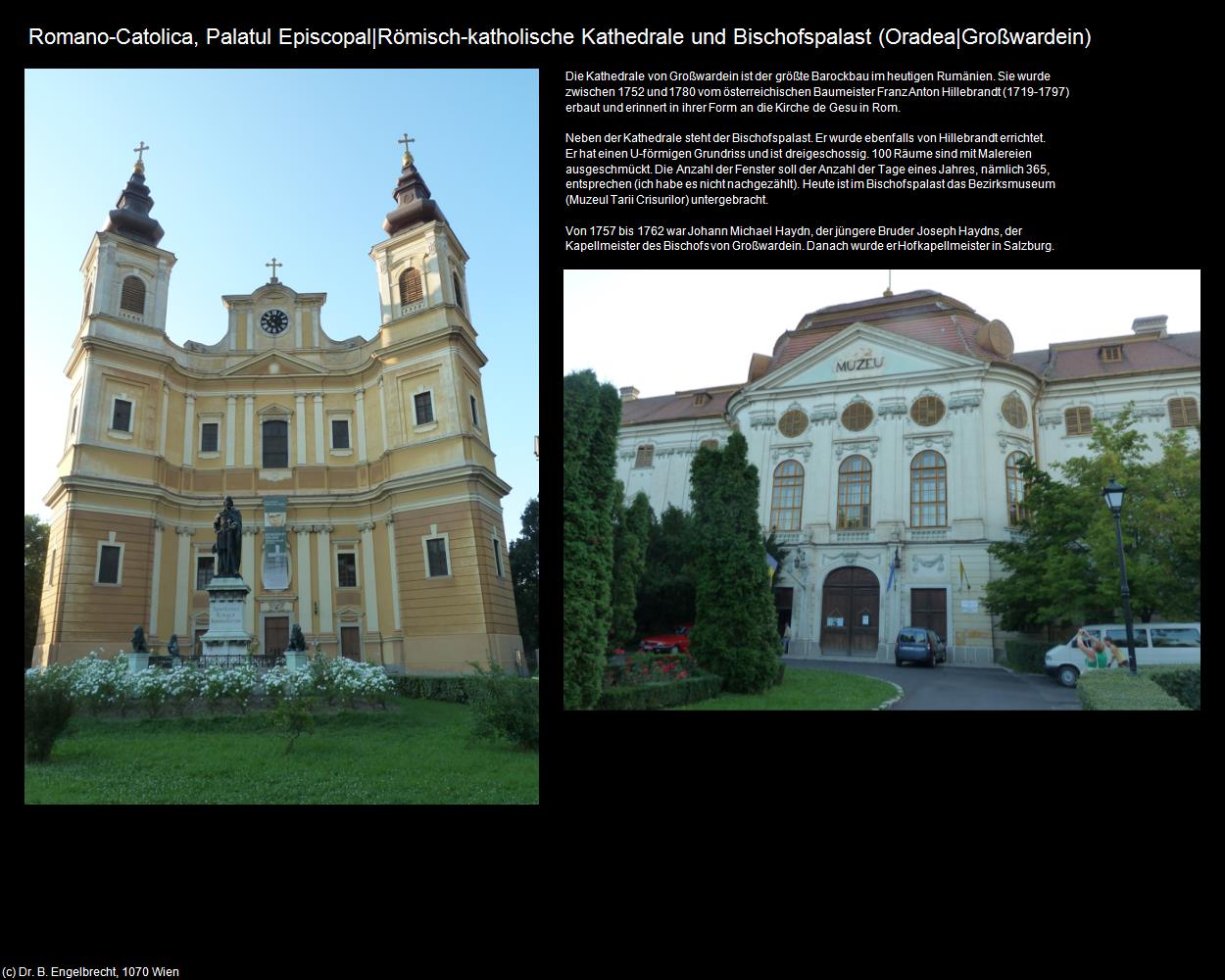 Kathedrale und Bischofspalast (Oradea|Großwardein) in RUMÄNIEN