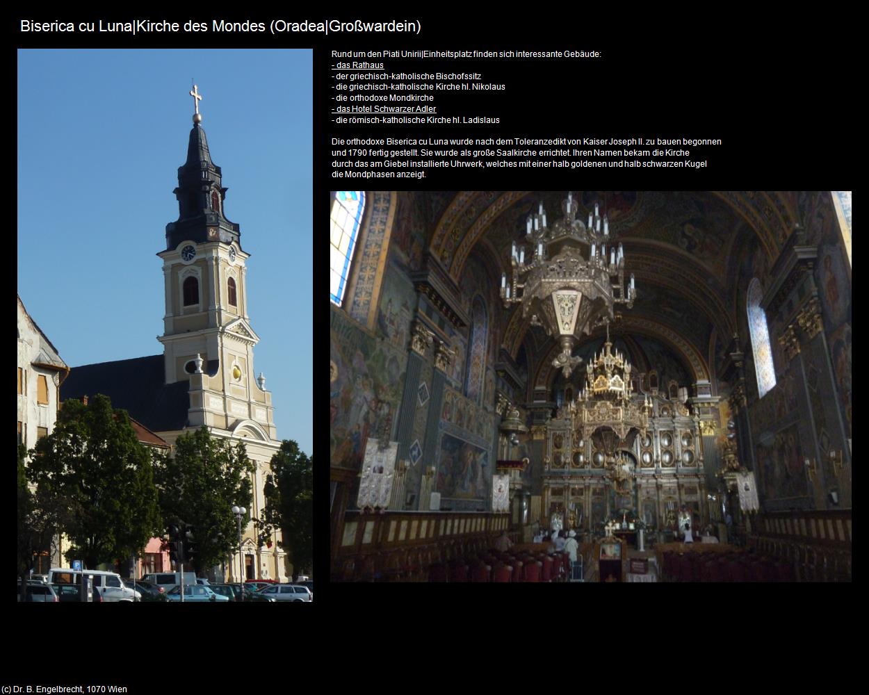 Ro. Kirche des Mondes  (Oradea|Großwardein) in RUMÄNIEN(c)B.Engelbrecht