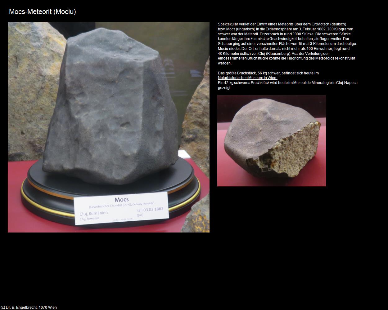 Mocs-Meteorit (Mociu) in RUMÄNIEN(c)B.Engelbrecht