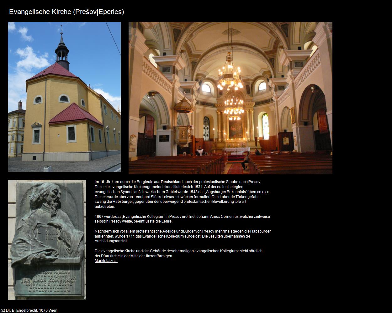 Evangelische Kirche (Prešov|Eperies) in SLOWAKEI(c)B.Engelbrecht