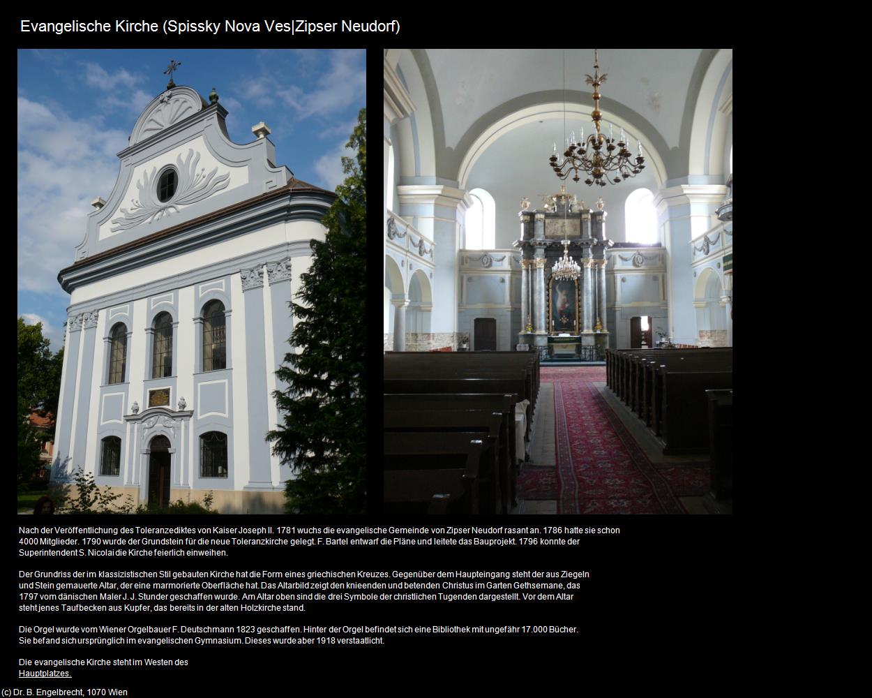 Evangelische Kirche (Spissky Nova Ves|Zipser Neudorf) in SLOWAKEI(c)B.Engelbrecht