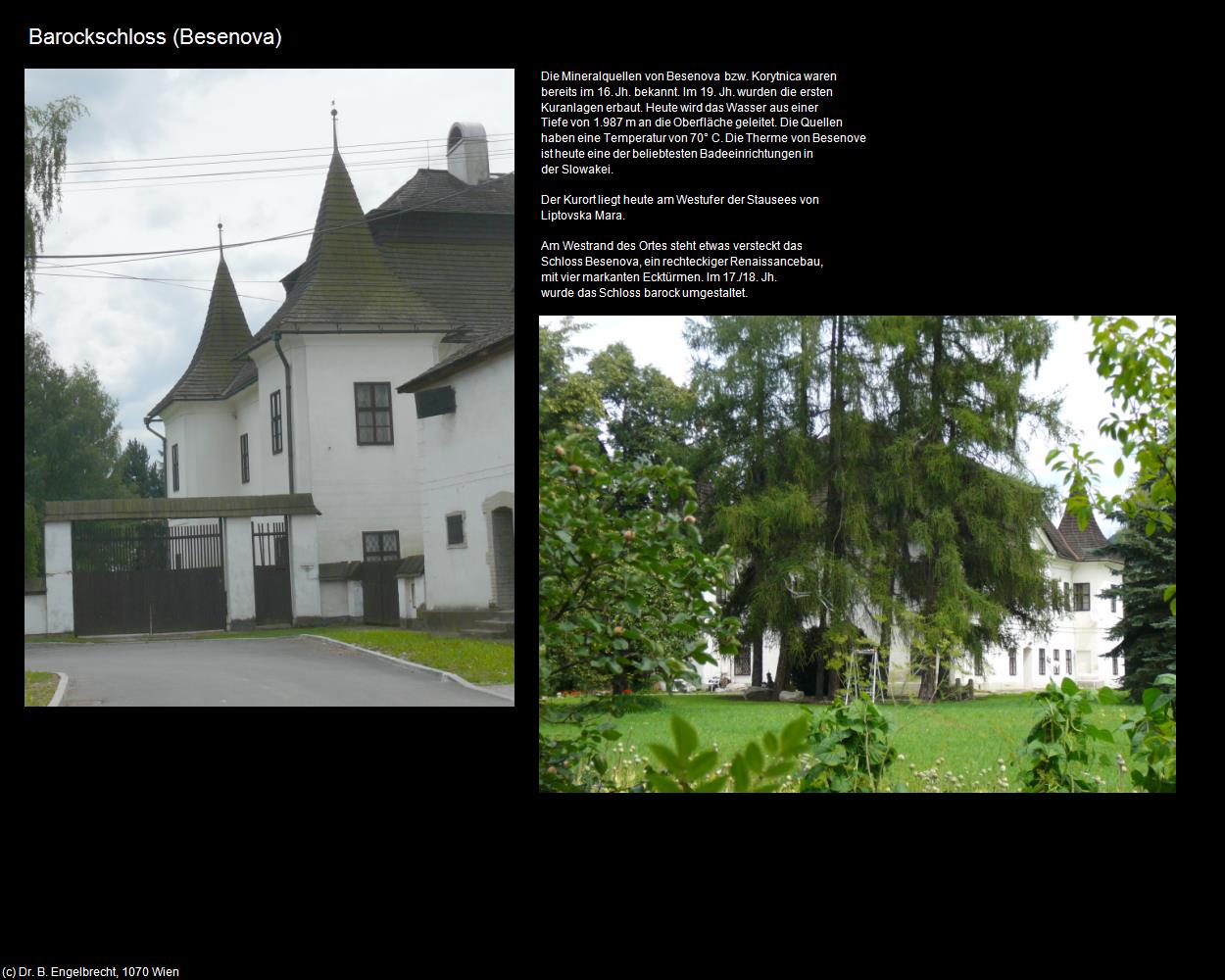 Barockschloss (Besenova) in SLOWAKEI