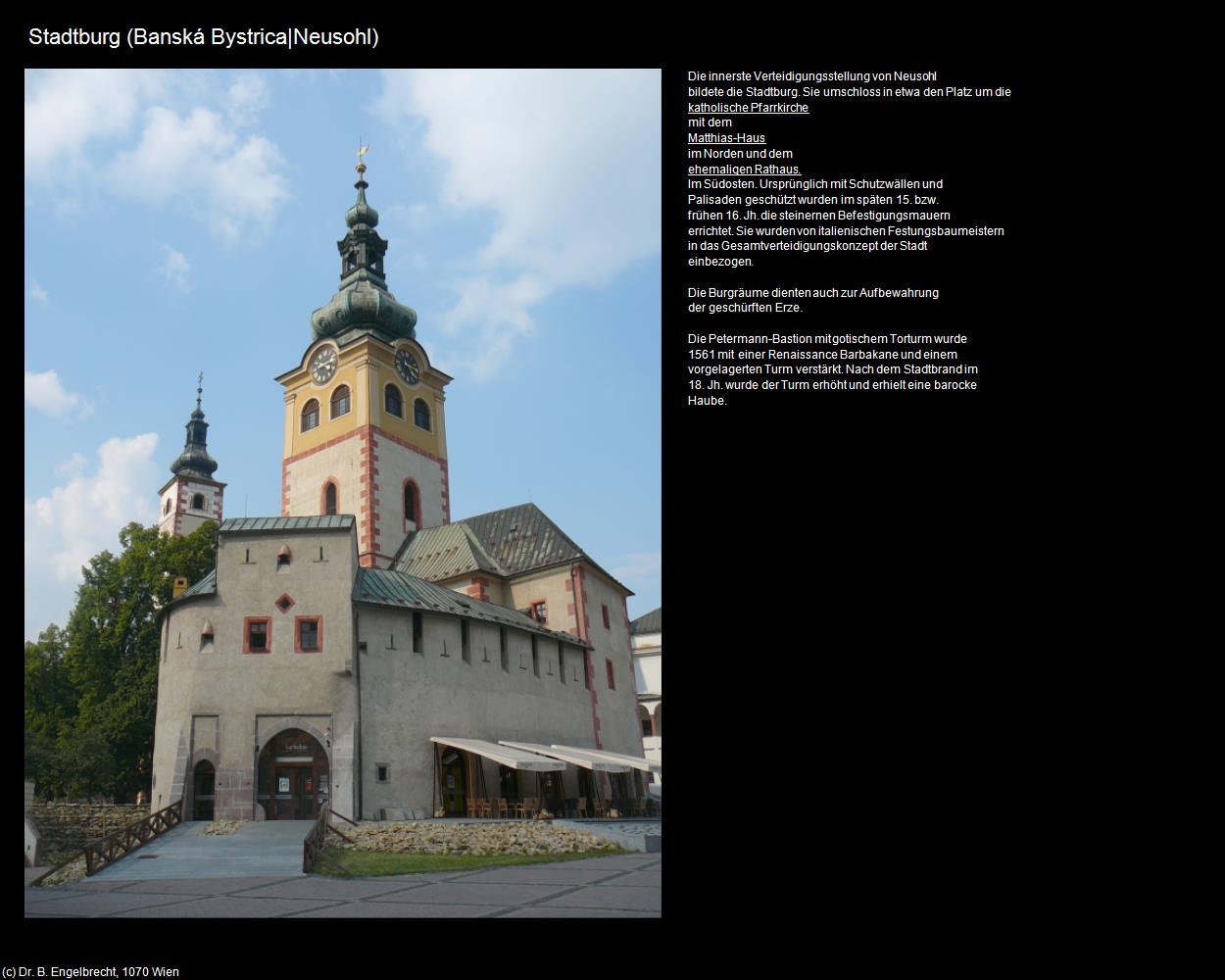 Stadtburg (Banská Bystrica|Neusohl) in SLOWAKEI(c)B.Engelbrecht