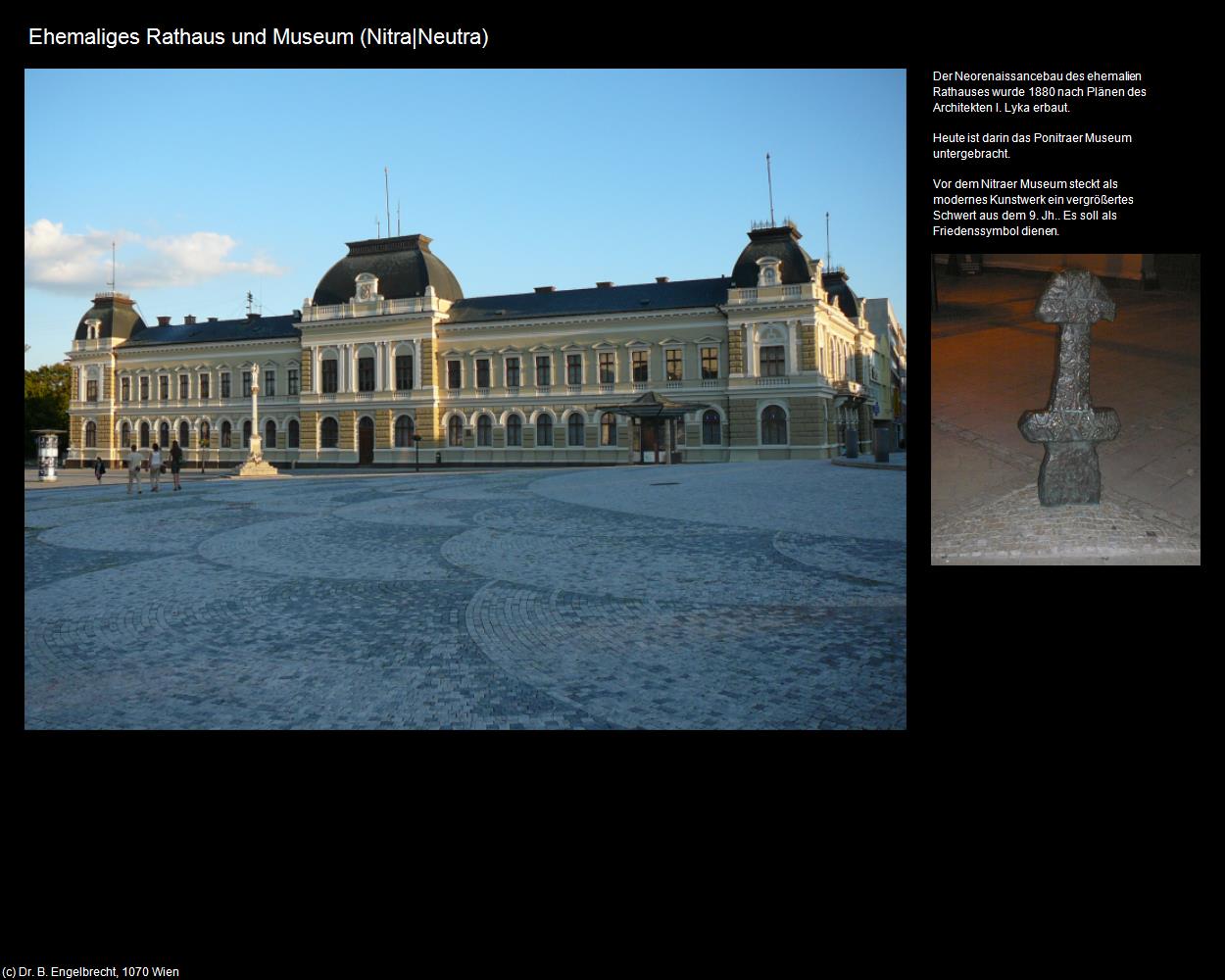 Ehemaliges Rathaus und Museum  (Nitra|Neutra) in SLOWAKEI