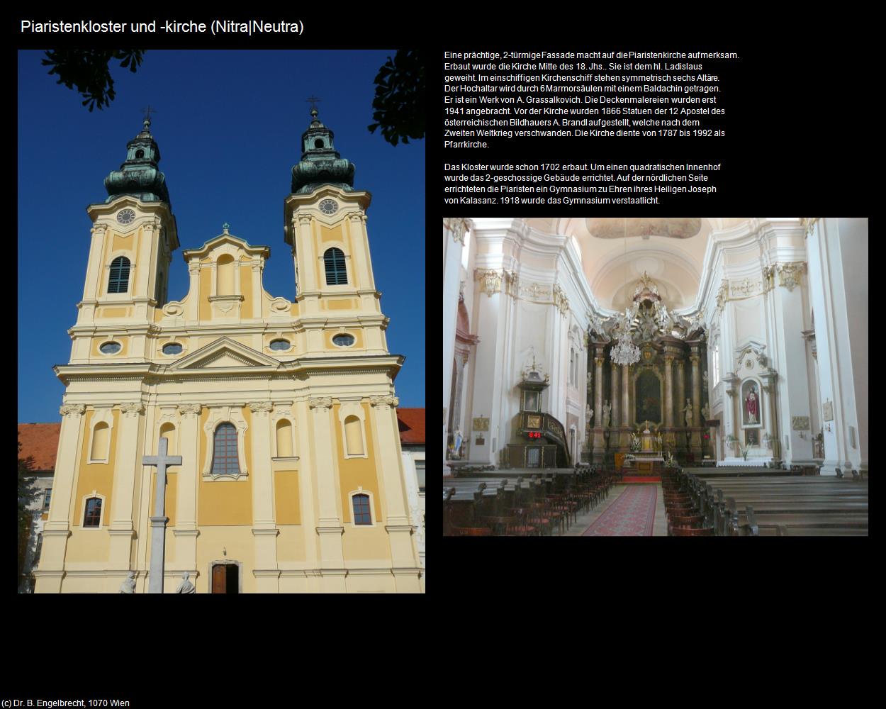 Piaristenkloster und -kirche  (Nitra|Neutra) in SLOWAKEI