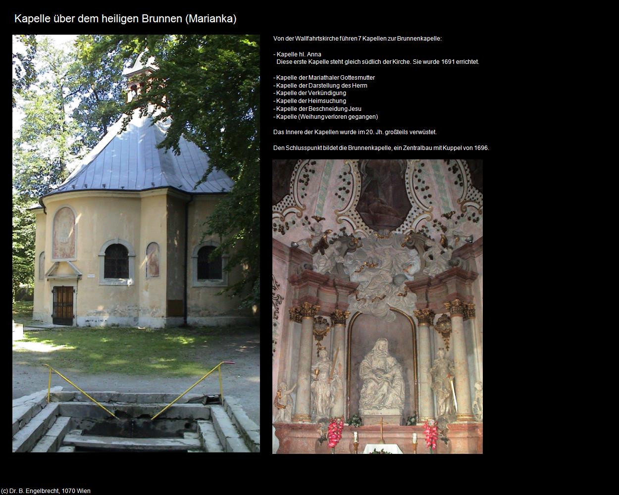 Kapelle über dem heiligen Brunnen (Marianka) in SLOWAKEI