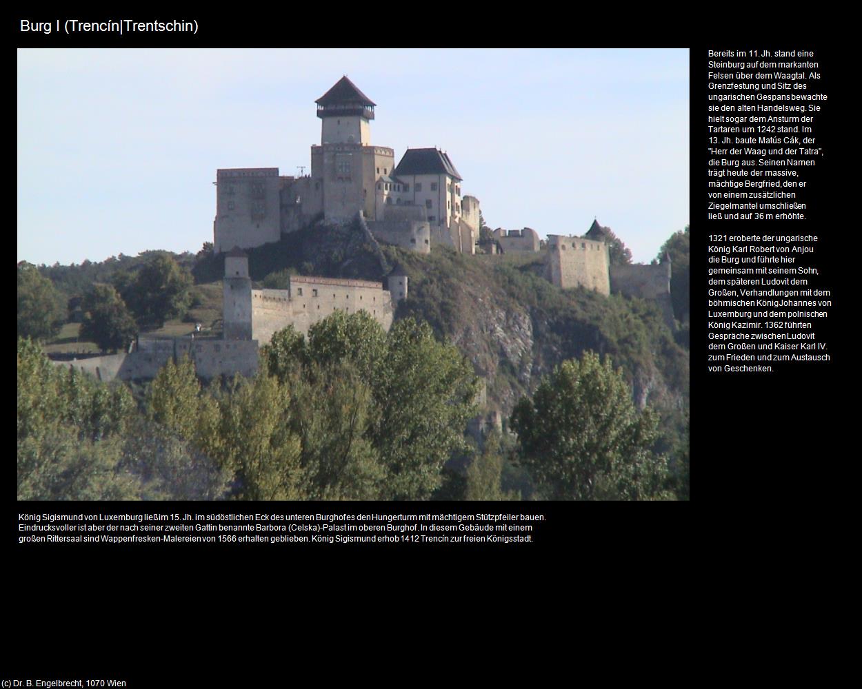 Burg I (Trencin|Trentschin) in SLOWAKEI