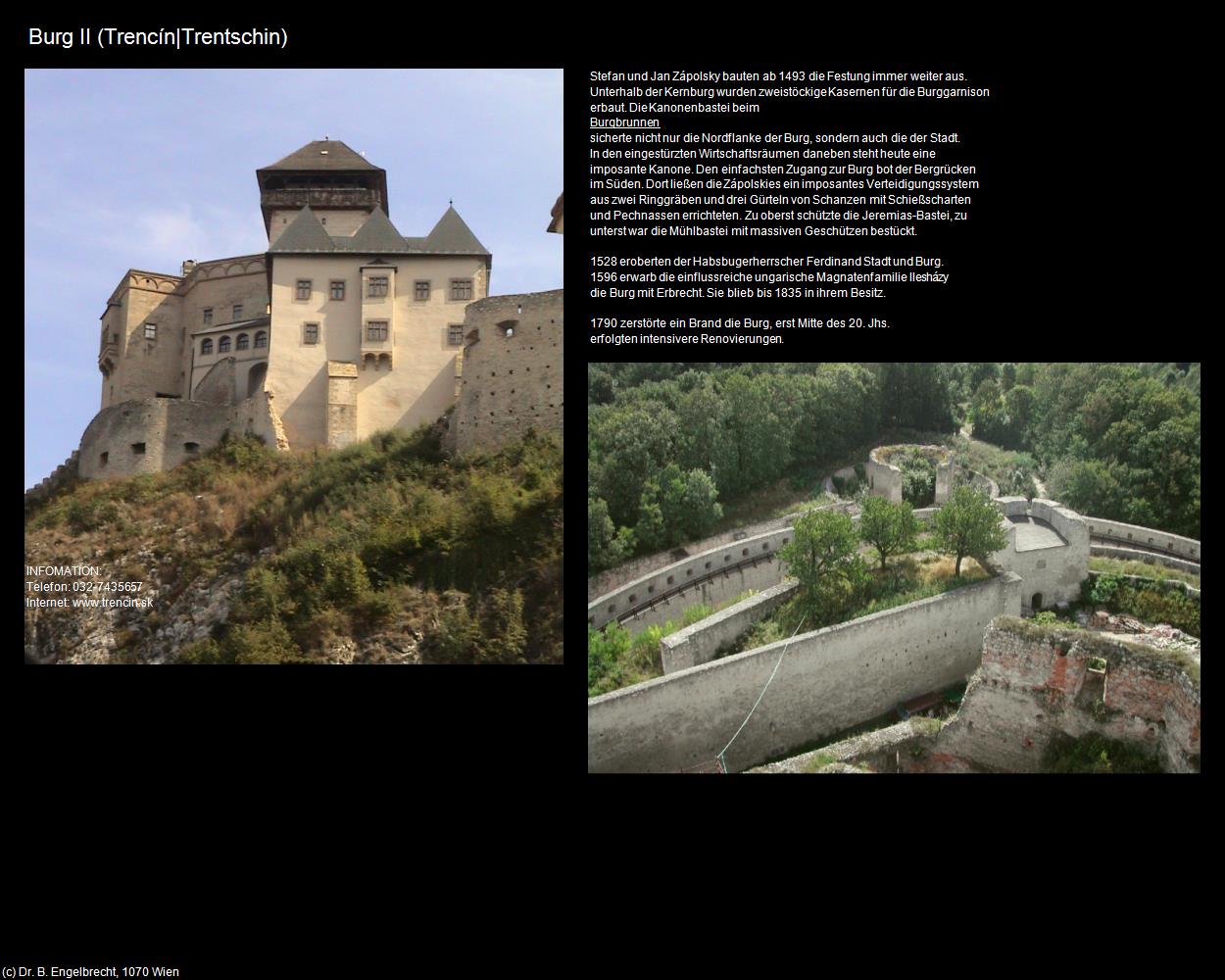 Burg II (Trencin|Trentschin) in SLOWAKEI(c)B.Engelbrecht