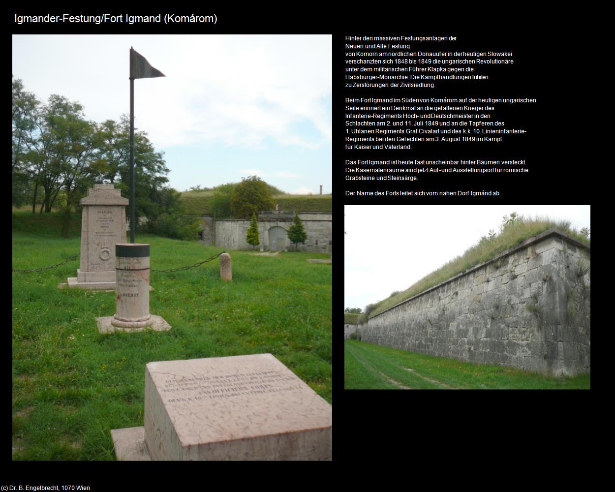 Igmander-Festung|Fort Igmand (ungarische Seite) (Komárno) in SLOWAKEI(c)B.Engelbrecht