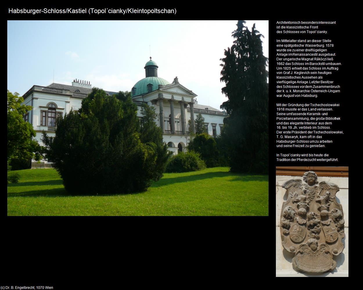 Habsburger-Schloss|Kastiel  (Topol‘cianky|Kleintopoltschan) in SLOWAKEI