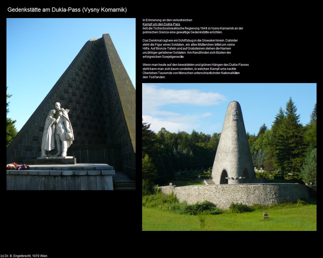 Gedenkstätte am Dukla-Pass  (Vysny Komarnik|Dukla-Pass) in SLOWAKEI(c)B.Engelbrecht