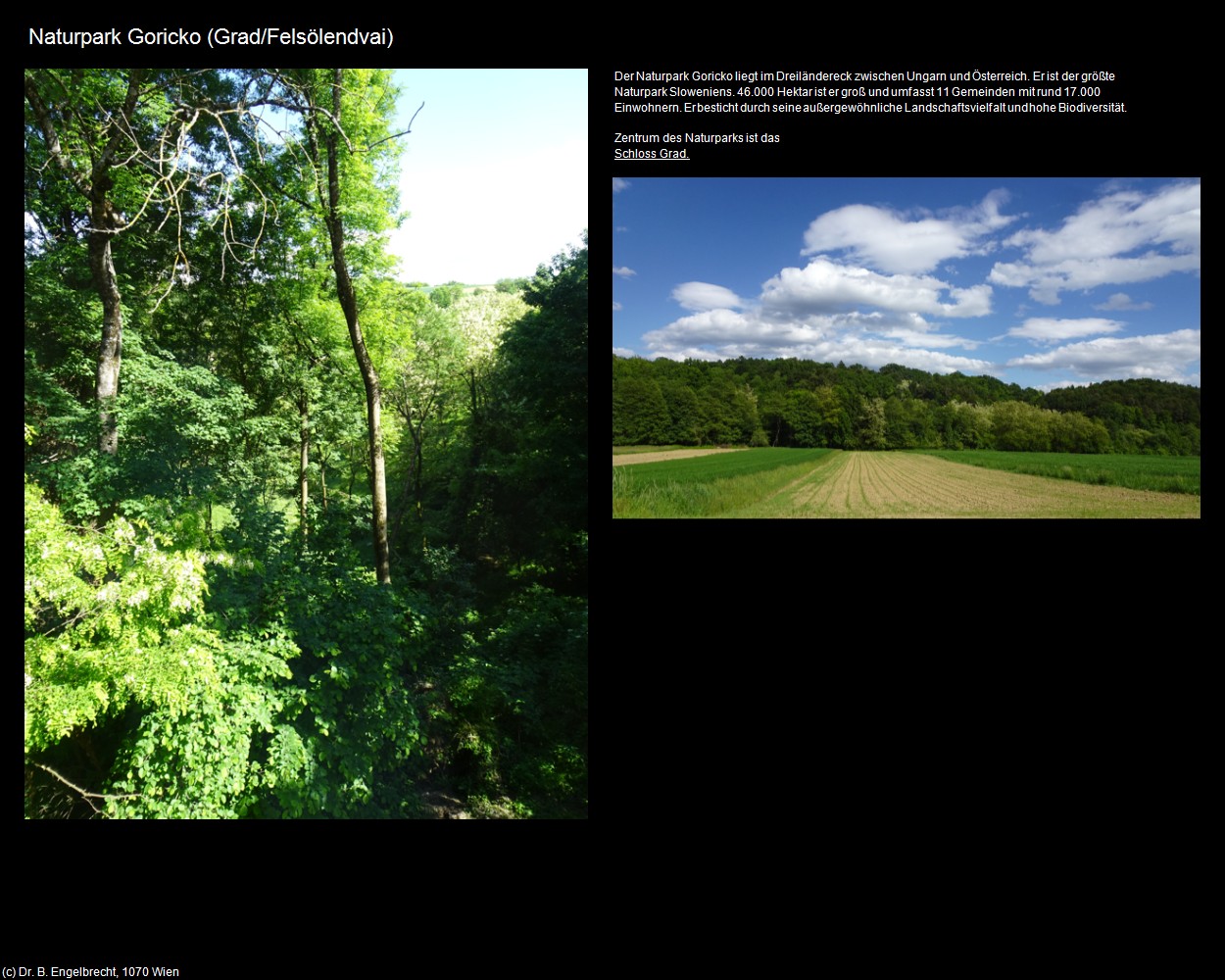 Naturpark Goricko (Grad/Fels&ouml;lendvai) in Kulturatlas-SLOWENIEN(c)B.Engelbrecht