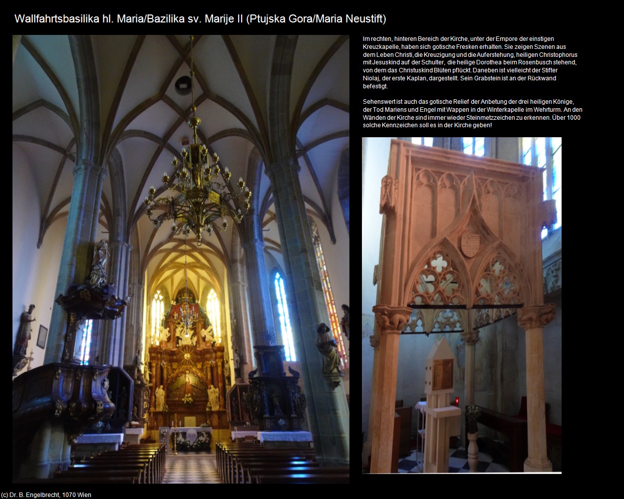 Wallfahrtsbasilika hl. Maria II (Ptujska Gora/Maria Neustift) in Kulturatlas-SLOWENIEN