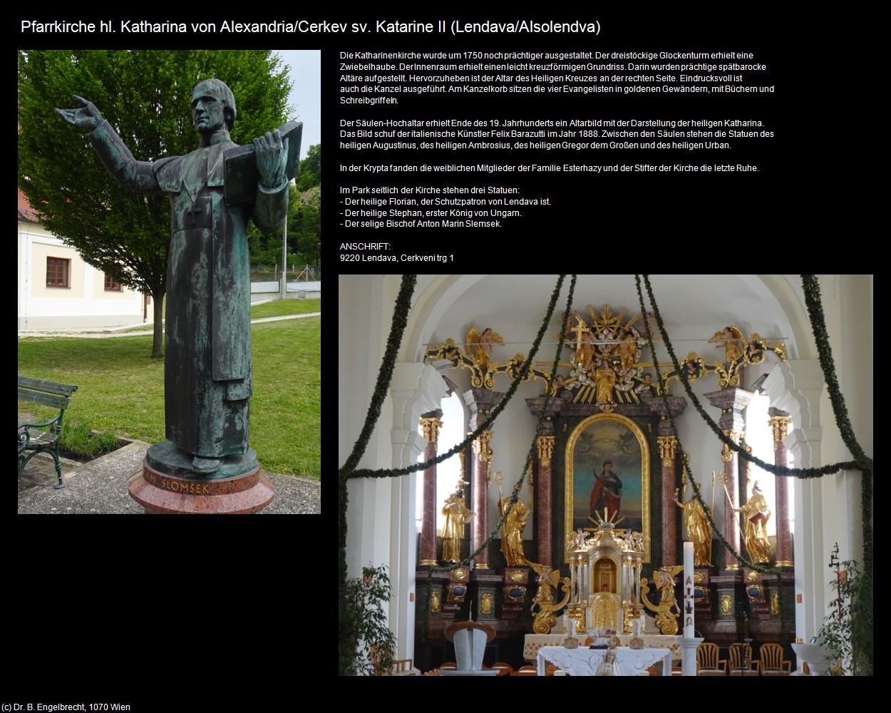 Pfk. hl. Katharina von Alexandria II (Lendava/Alsolendva) in Kulturatlas-SLOWENIEN