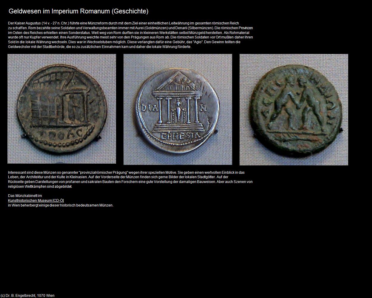 Geldwesen im Imperium Romanum (Türkei-Geschichte) in TÜRKEI(c)B.Engelbrecht