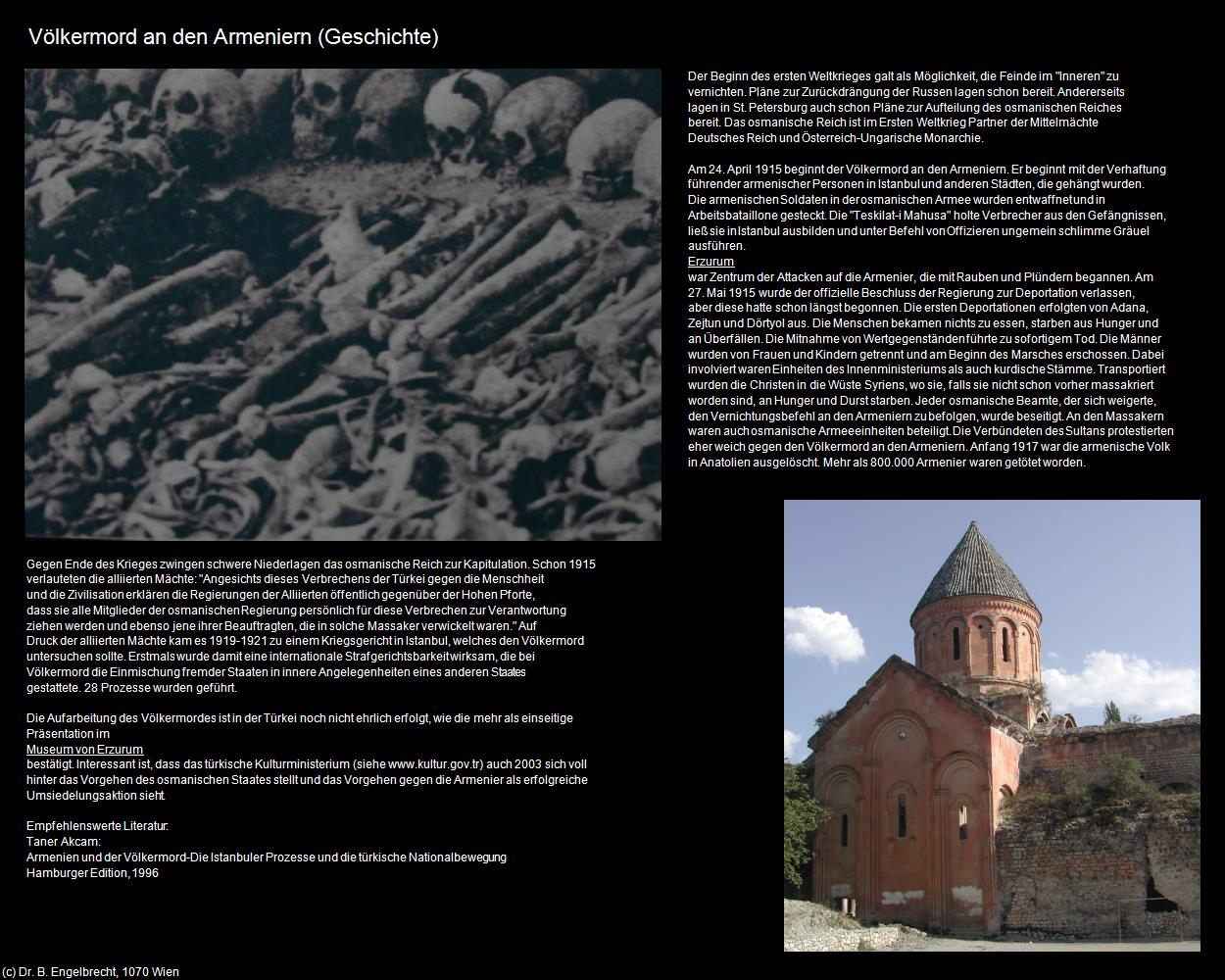 Völkermord an den Armeniern        (Türkei-Geschichte) in TÜRKEI(c)B.Engelbrecht