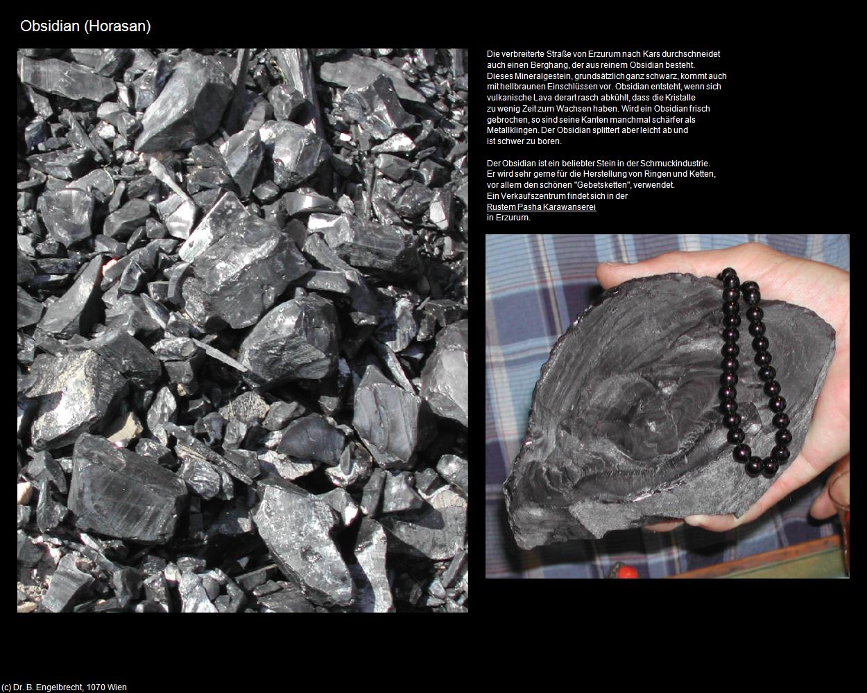 Obsidian (Horasan) in TÜRKEI(c)B.Engelbrecht