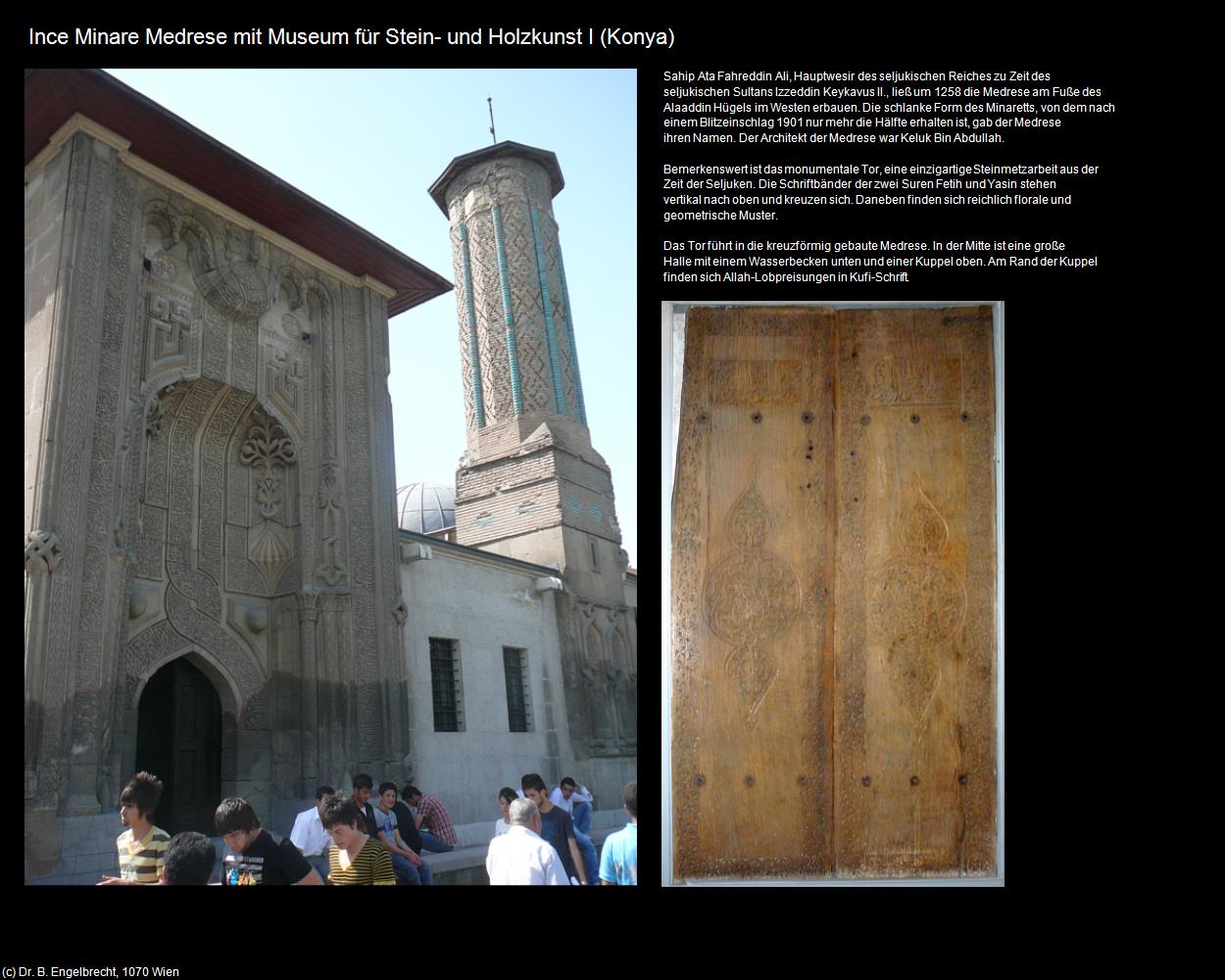 Ince Minare Medrese (Konya) in TÜRKEI