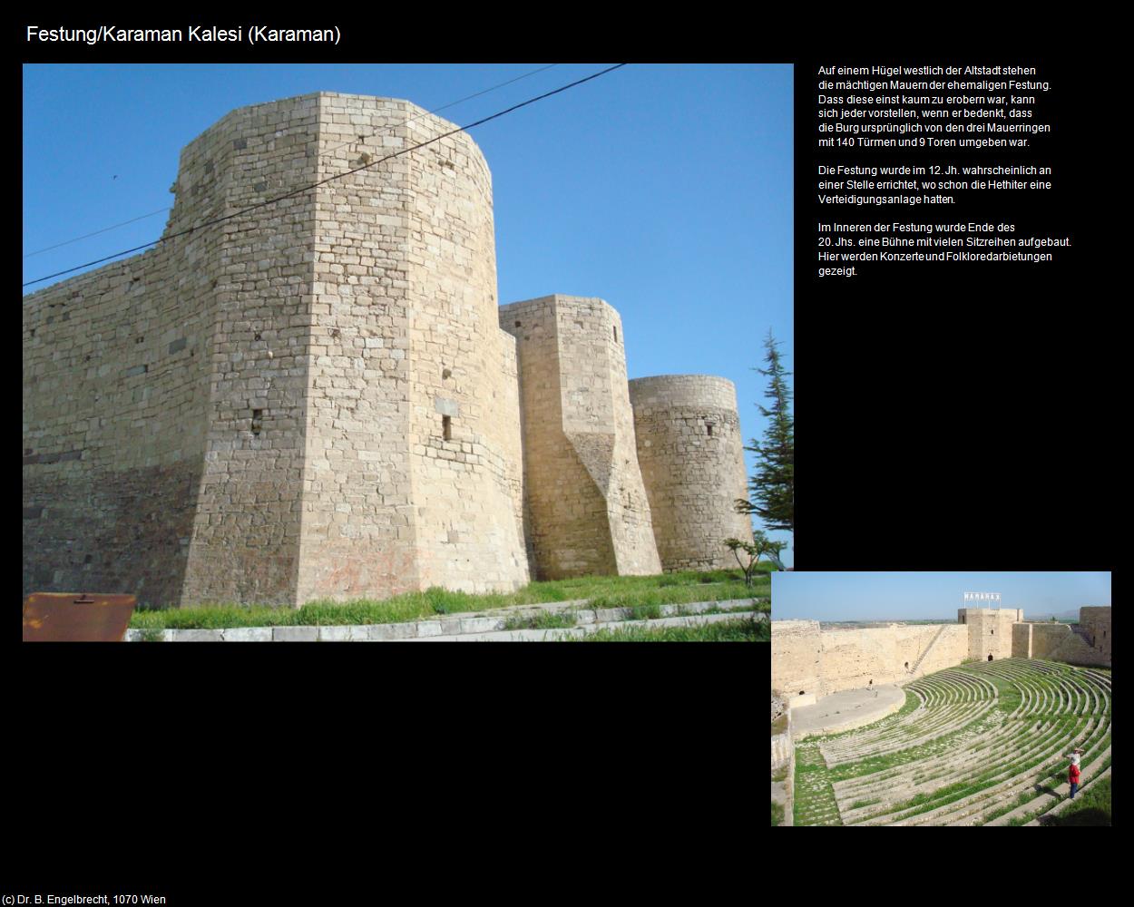 Festung/Kalesi (Karaman) in TÜRKEI