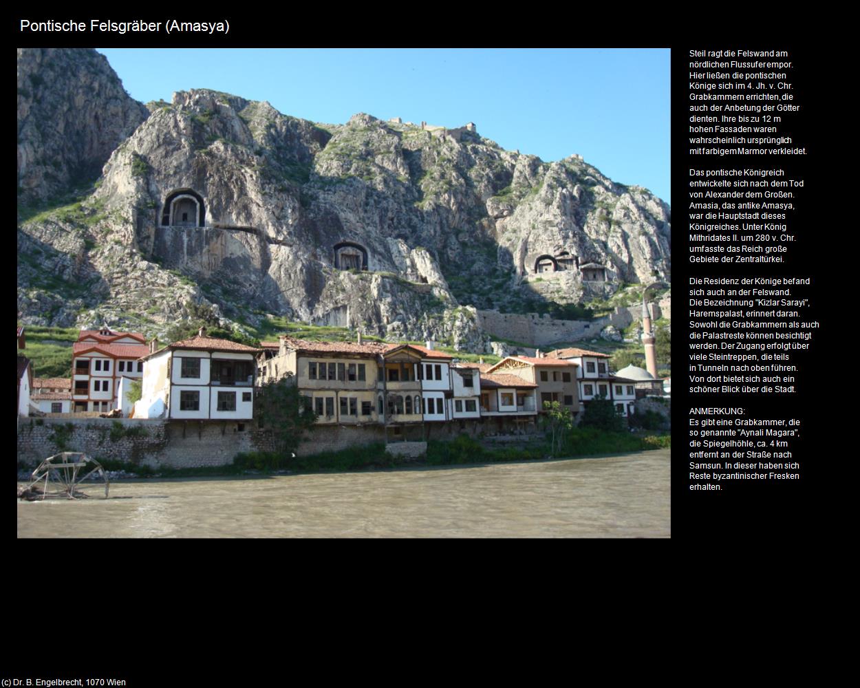 Pontische Felsgräber (Amasya) in TÜRKEI